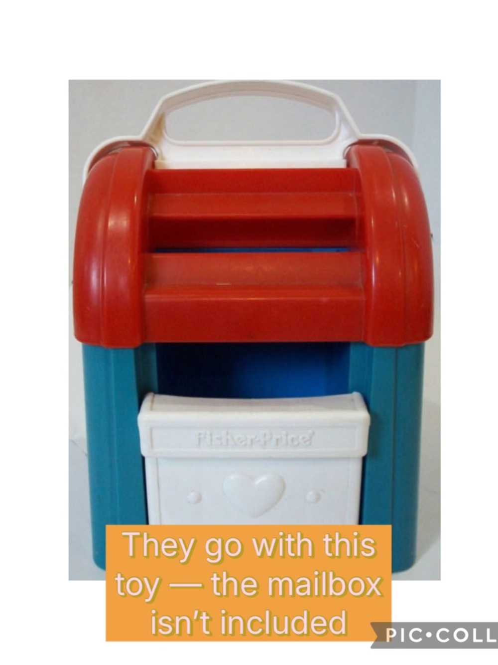 Rare Vintage Fisher Price letters for Sort & Stack Mailbox Toy 1025 3 colors - Picture 2 of 2